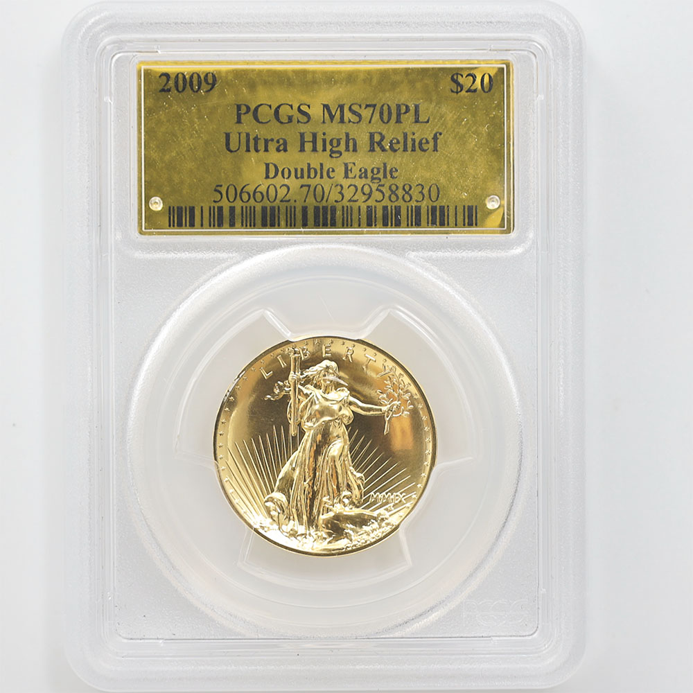 2009 the United States Walking Liberty Double Eagle 20 Dollars 1 oz Gold Coin PCGS MS 70 PL